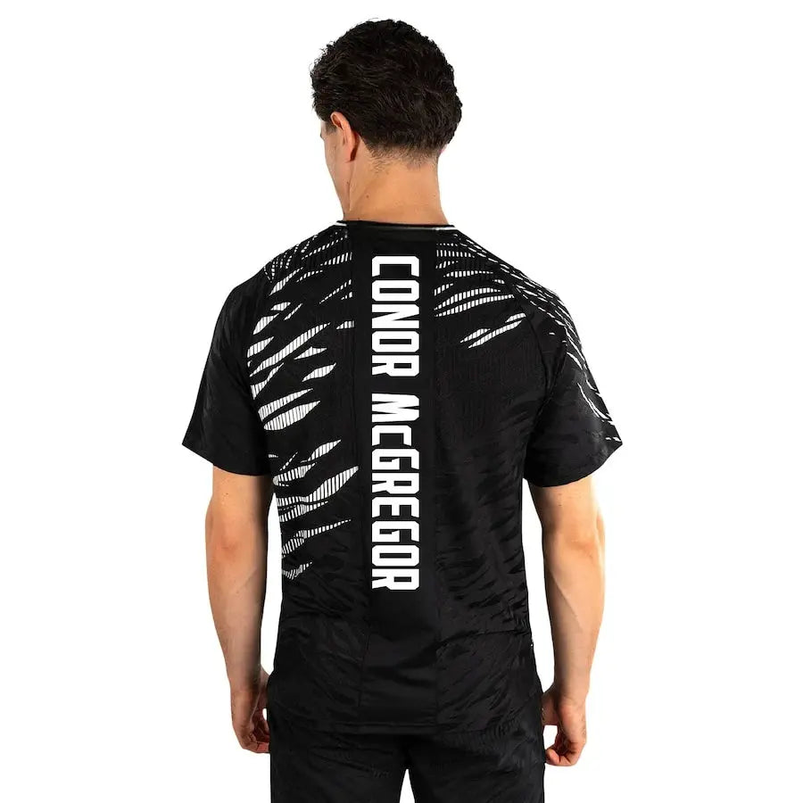 UFC Boxing T-shirt 2025 Summer New Hot Selling Match Extreme Sports Pursuit Men's Black Round Neck Quick Drying Short Sleeve Top UFC Fighting Store