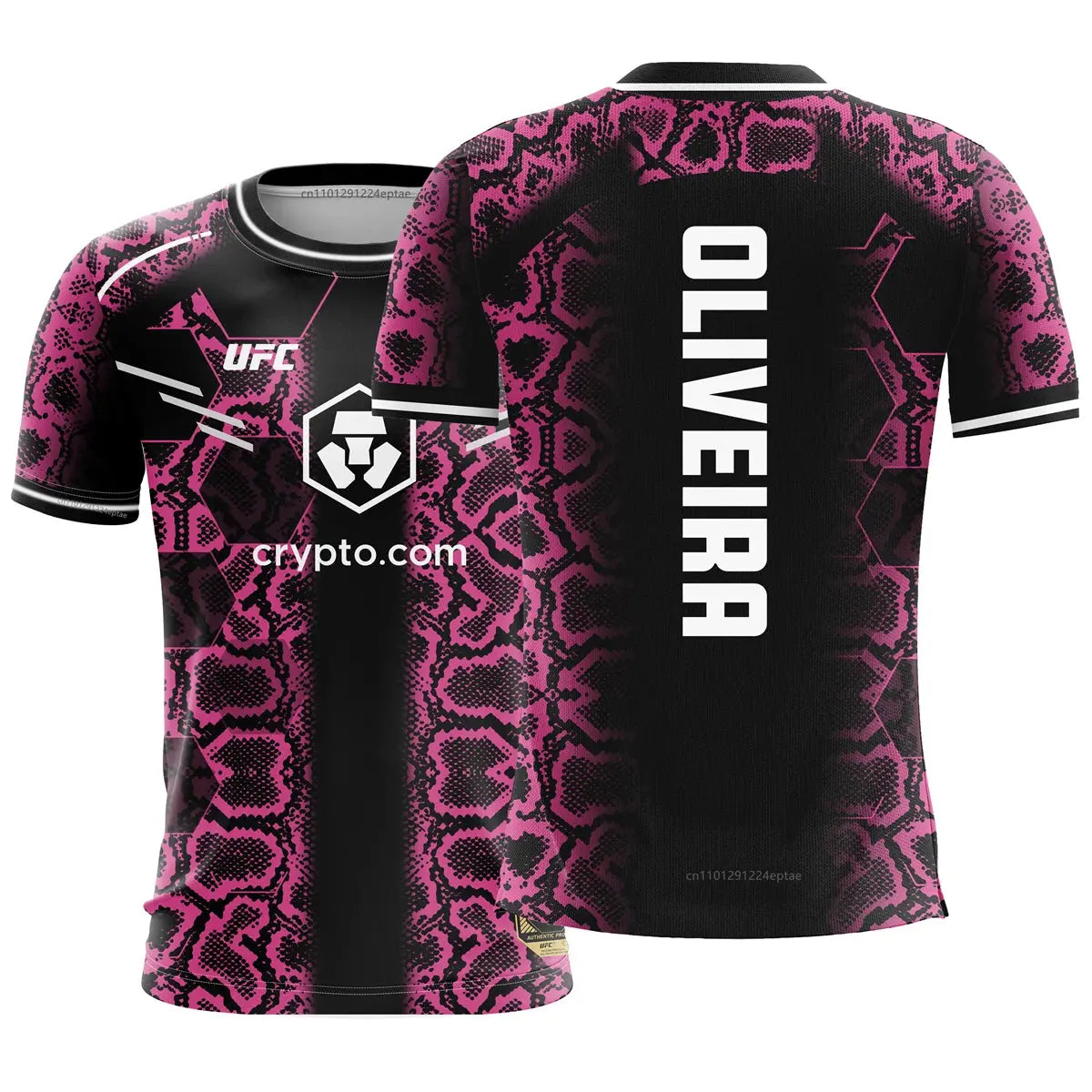 UFC MMA Oliveira T-shirts Brazilian Mixed Martial Artist Men's Fight Night Champion Jersey Summer Male GYM Breathable Tees Tops UFC Fight Night Store