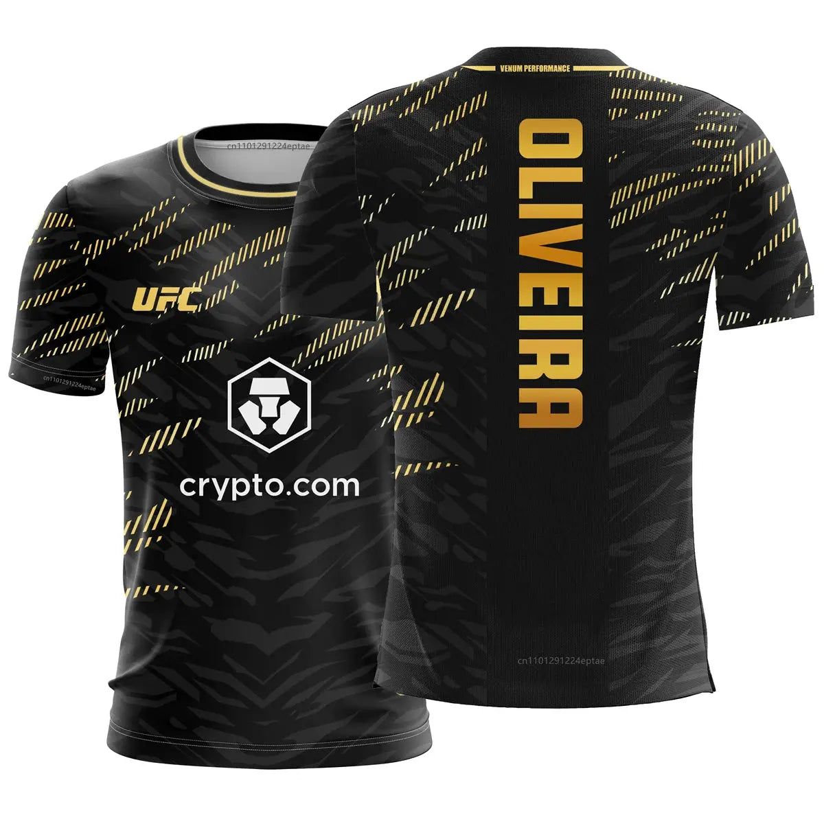 UFC MMA Oliveira T-shirts Brazilian Mixed Martial Artist Men's Fight Night Champion Jersey Summer Male GYM Breathable Tees Tops UFC Fight Night Store