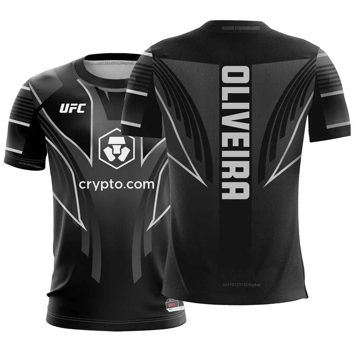 UFC MMA Oliveira T-shirts Brazilian Mixed Martial Artist Men's Fight Night Champion Jersey Summer Male GYM Breathable Tees Tops UFC Fight Night Store